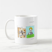 Mug Mannequin de Texte Drôle de Crash (Gauche)