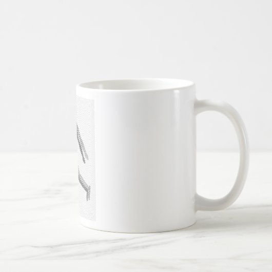 Mug Mannequin humain en bois (Droite)