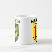 Mug Mannheim Allemagne Wappen/Crest (Centre)