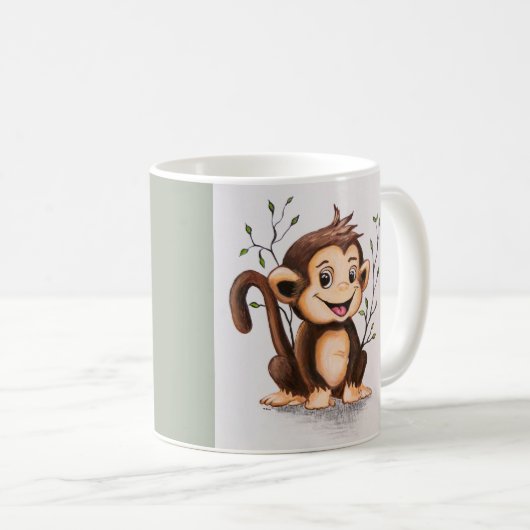 Mug Manny le singe (Devant droit)