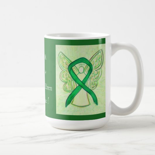 Mug Manquant de sensibilisation des enfants Ruban Ange (Droite)