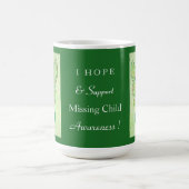 Mug Manque de jambe de ruban de sensibilisation de l'e (Centre)