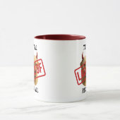 Mug 'Manque de Mémoire' drôle Labrador jaune (Centre)