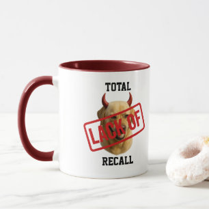 Mug 'Manque de Mémoire' drôle Labrador jaune