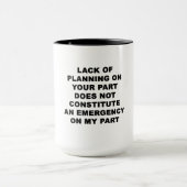 Mug Manque de planification (Centre)