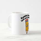 Mug Manque de plomb et de patience ✏️ (Devant gauche)