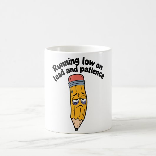 Mug Manque de plomb et de patience ✏️ (Centre)