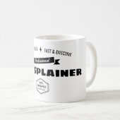 Mug Mansplainer professionnel (Devant droit)