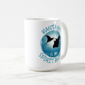 Mug Manta Ray est mon esprit animal (Devant droit)