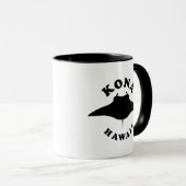 Mug Manta Ray Plongée à Kona, Hawaii (Devant droit)