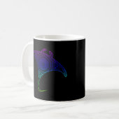 Mug Manta Ray Scuba Plongée Freediving Spirit Dive Oce (Devant gauche)