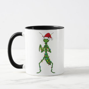 Mug Mante religieuse Noël Vacances Insecte Bête