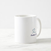 Mug Manteau blanc de héros de docteur personnalisé (Devant droit)