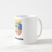 Mug Manteau d'Aragon des bras (Espagne) (Devant droit)