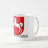 Mug Manteau de Basse $saxe Wappen des bras (Devant droit)
