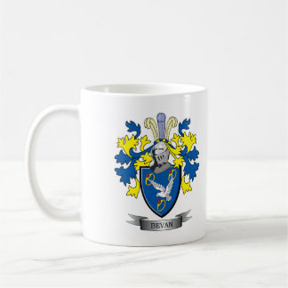 Mug Manteau de crête de famille de Bevan des bras