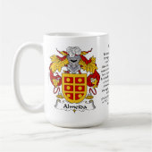 Mug Manteau de famille d'Almeida des bras (Gauche)