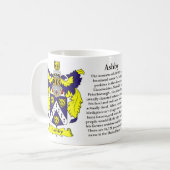 Mug Manteau de famille d'Ashby des bras (Devant gauche)