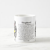 Mug Manteau de famille de berger des bras (Centre)