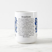 Mug Manteau de famille de Branham des bras (Centre)