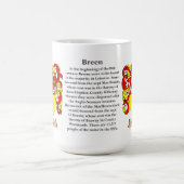 Mug Manteau de famille de Breen des bras (Centre)