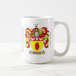 Mug Manteau de famille de Breen des bras