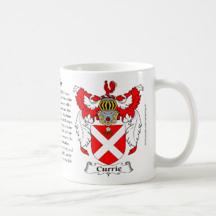 Mug Manteau de famille de Currie des bras