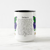 Mug Manteau de famille de Deluca des bras (Centre)