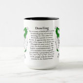 Mug Manteau de famille de Dowling des bras (Centre)