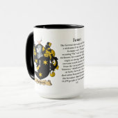 Mug Manteau de famille de Faust des bras (Devant gauche)