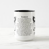 Mug Manteau de famille de Fenton des bras (Centre)