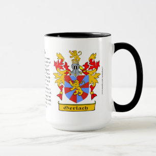 Mug Manteau de famille de Gerlach des bras