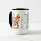 Mug Manteau de famille de Gerlach des bras (Devant gauche)