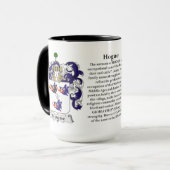 Mug Manteau de famille de Hogue des bras (Devant gauche)