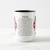 Mug Manteau de famille de joue des bras (Centre)