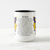 Mug Manteau de famille de Kohut des bras (Angleterre) (Centre)