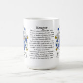 Mug Manteau de famille de Kruger des bras (Centre)