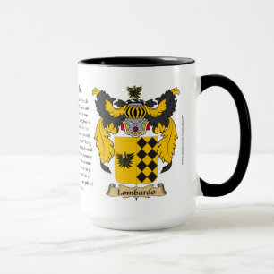 Mug Manteau de famille de Lombardo des bras
