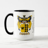 Mug Manteau de famille de Lombardo des bras (Gauche)
