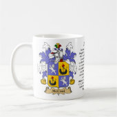 Mug Manteau de famille de McCool des bras (Gauche)