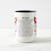 Mug Manteau de famille de McNair des bras (Centre)