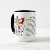 Mug Manteau de famille de McNair des bras (Devant gauche)