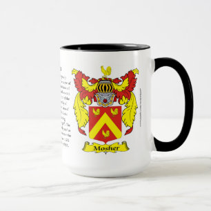 Mug Manteau de famille de Mosher des bras