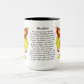 Mug Manteau de famille de Mosher des bras (Centre)