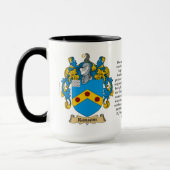 Mug Manteau de famille de rançon des bras (Gauche)