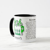 Mug Manteau de famille de Reynoso des bras (Devant gauche)