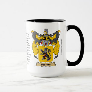 Mug Manteau de famille de Sams des bras
