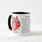 Mug Manteau de famille de Schulte des bras (Devant gauche)