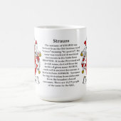 Mug Manteau de famille de Strauss des bras (Centre)