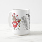 Mug Manteau de famille de Strauss des bras (Devant gauche)